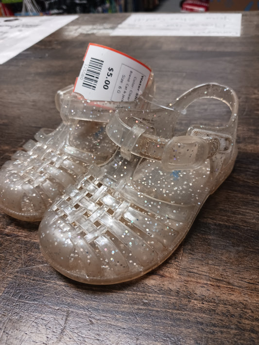 Clear Cat & Jack Water Shoes, 6 G