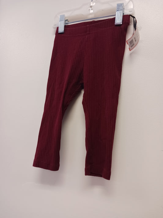 Burgandy H&M Leggings, 6M G