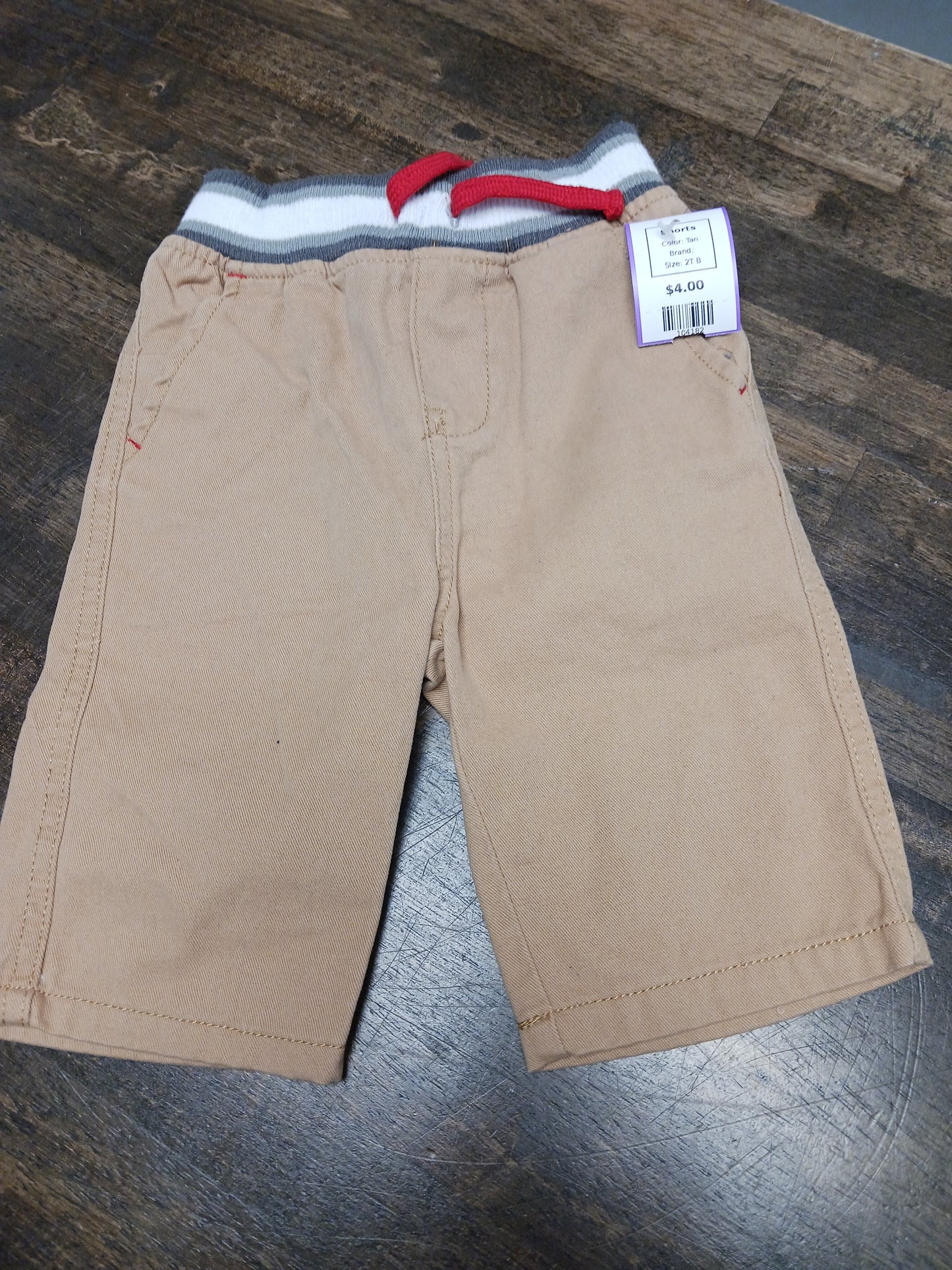 Tan  Shorts, 2T B
