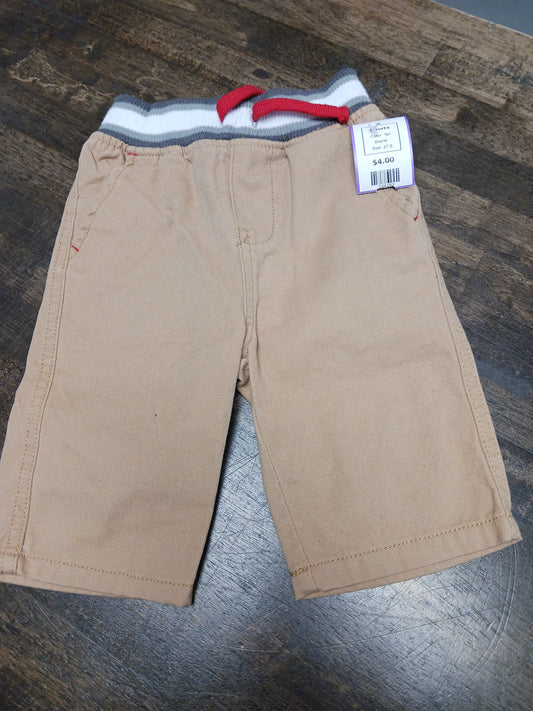 Tan  Shorts, 2T B