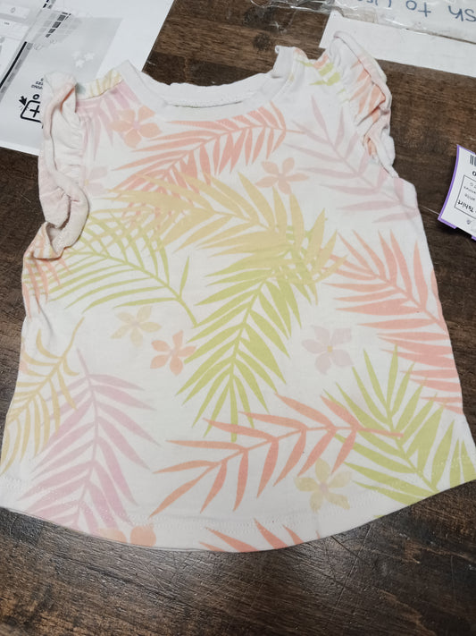 white Garanimals Fern Tshirt, 2T G