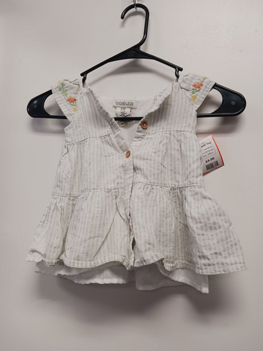 Green/White Rachel Zoe Striped Top, 18M G