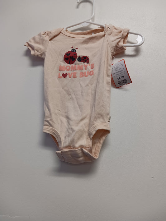 pink Huggies Mommy's Love Bug Onesie, 3M G