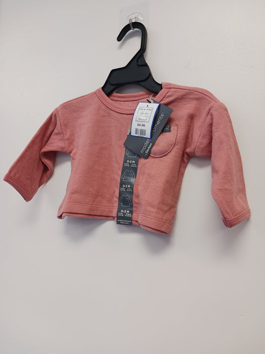 Pink Modern Moments Longsleeve Shirt, NB G