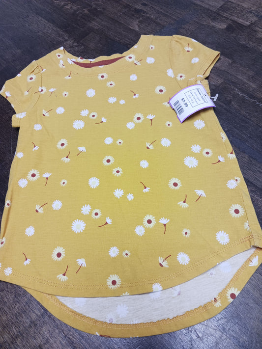 gold Cat & Jack Daisy Shirt, 4T G