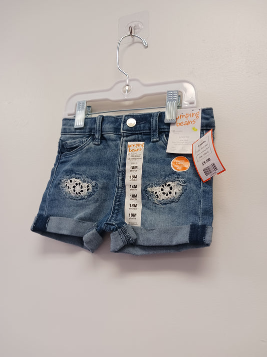 Blue Jean Jumping Bean Shorts, 18M G