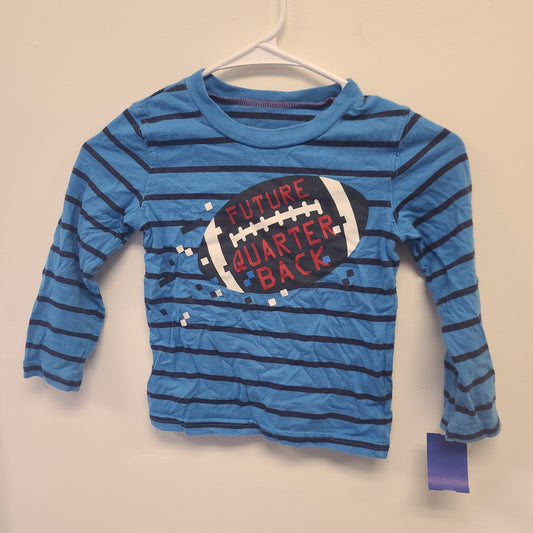blue circo future quarter back long sleeve, 4T B
