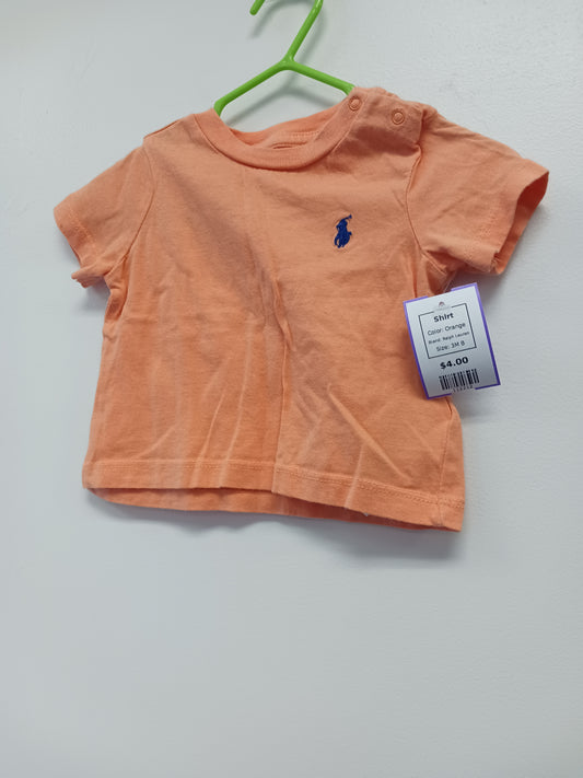 Orange Ralph Lauren Shirt, 3M B