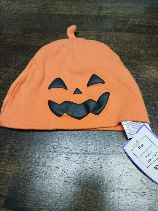 Orange Pumpkin  Hat, 12M B