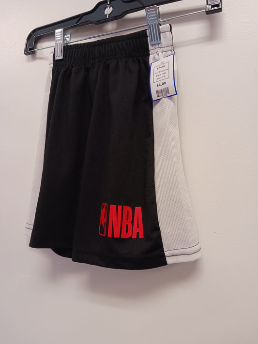 Black/White NBA Shorts, 4T B