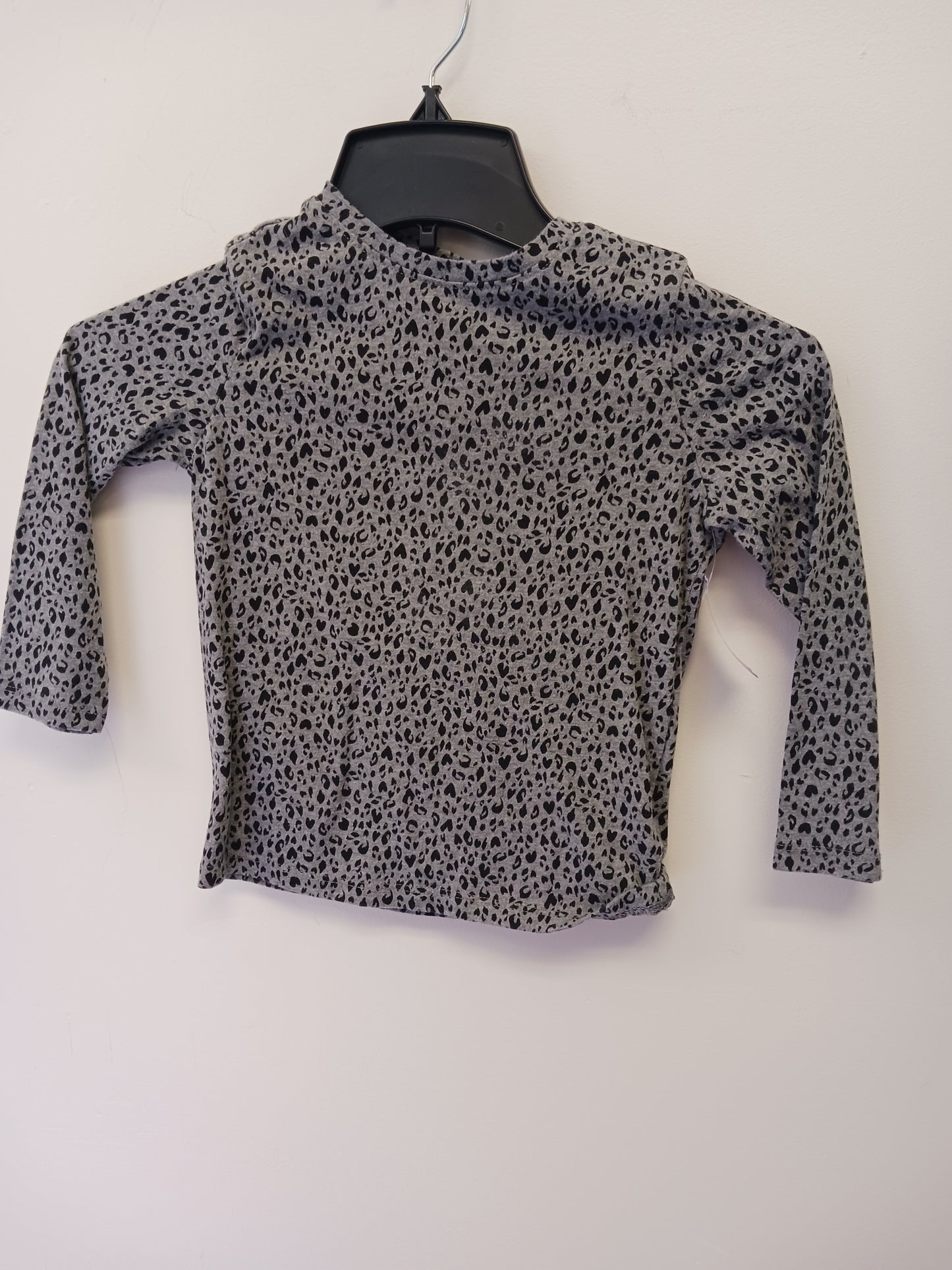 Grey/Black Cheetah Old Navy Longsleeve Shirt, 5T G
