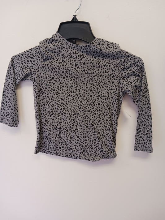 Grey/Black Cheetah Old Navy Longsleeve Shirt, 5T G