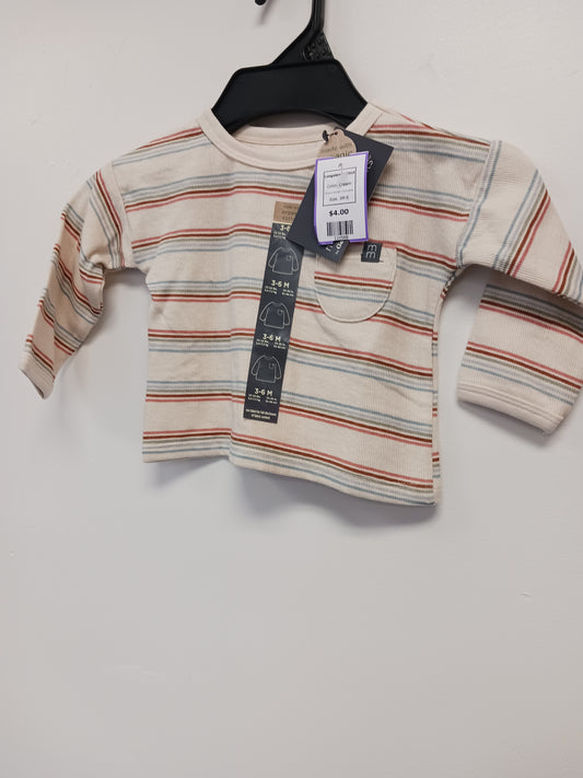 Cream Modern Moments Longsleeve Shirt, 3M B