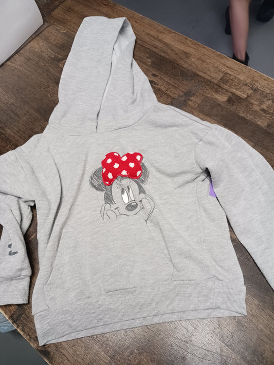Grey Minnie Mouse Hoodie, 6 G