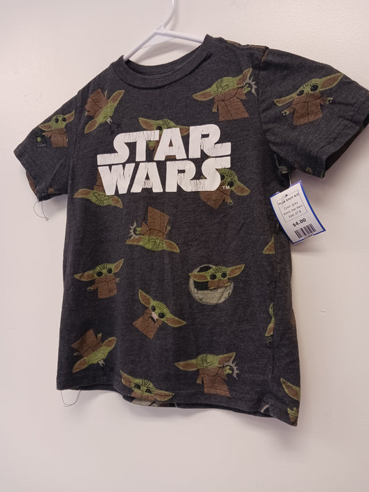 grey Star Wars Yoda Shirt 4/5, 4T B