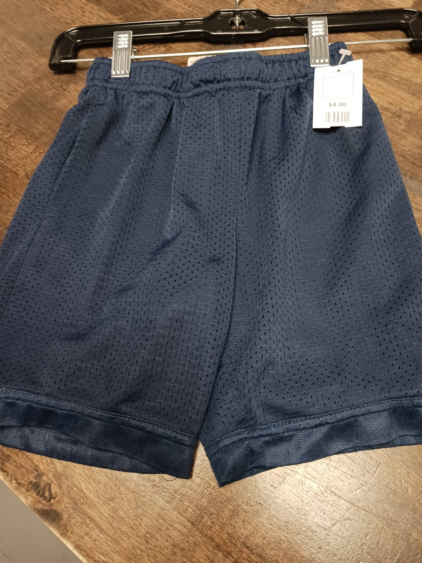 navy Athletic Works Basketball Shorts 6-7, 6B