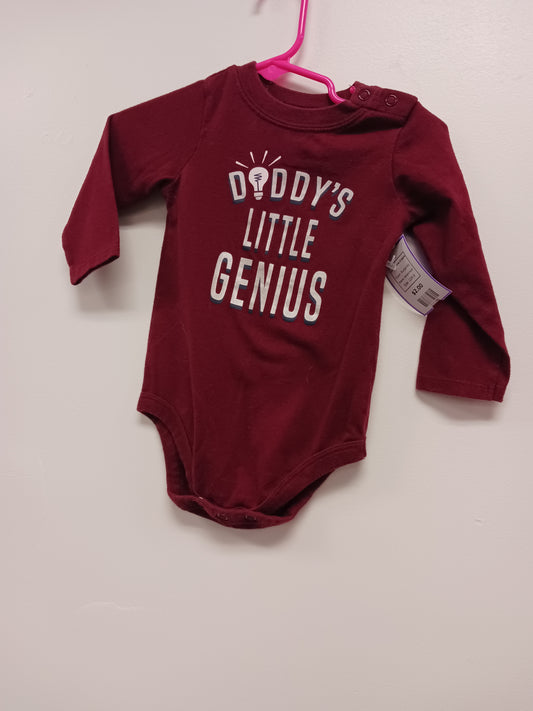 Burgandy Garanimals Longsleeve Onesie, 12M B