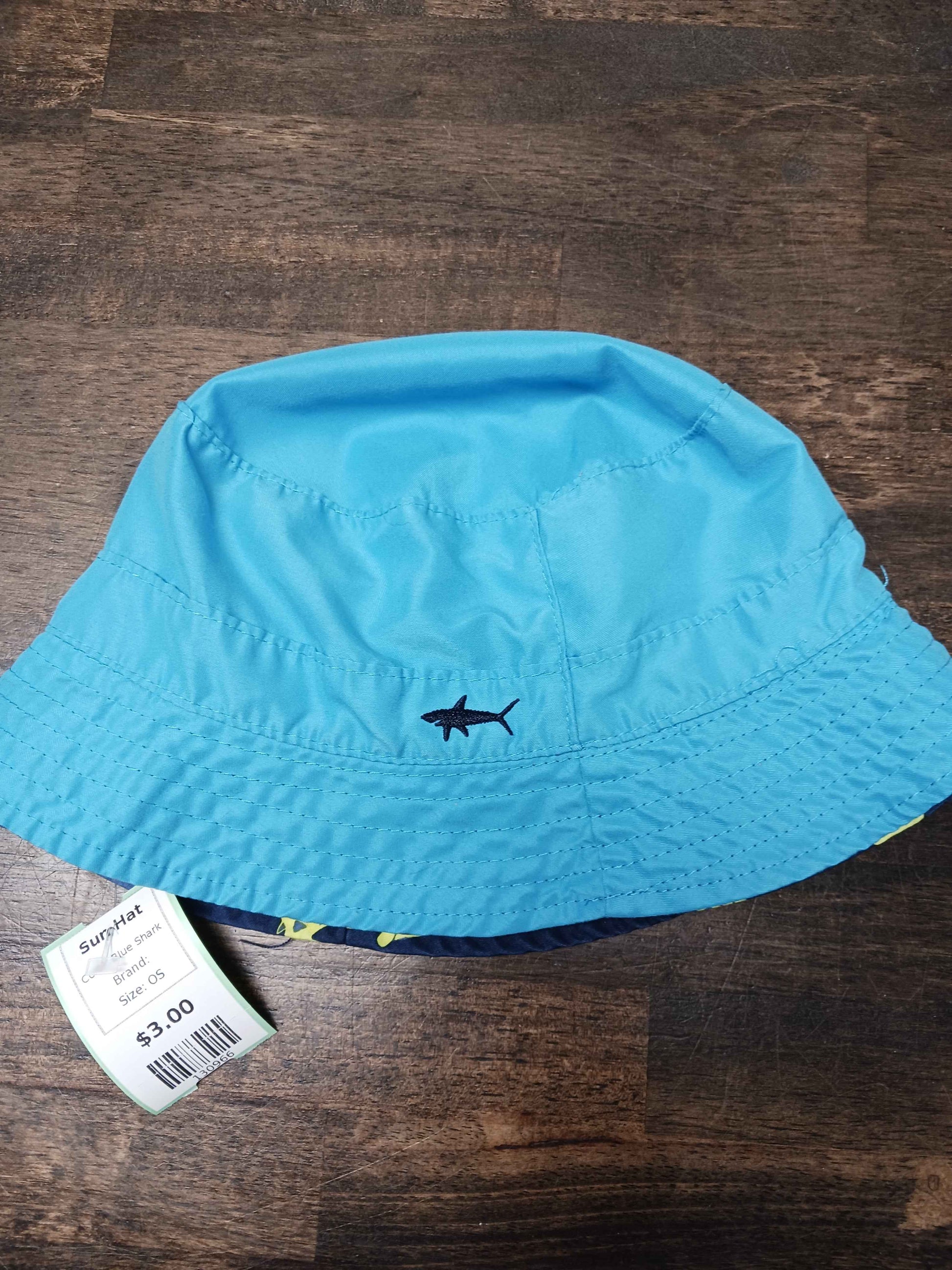 Blue Shark  Sun Hat, OS