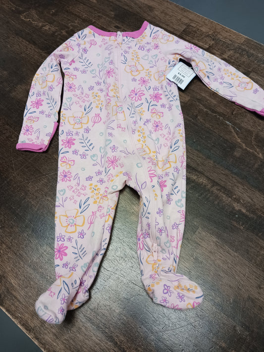 pink Wonder Nation Flower Sleeper 3-6m, 3M G