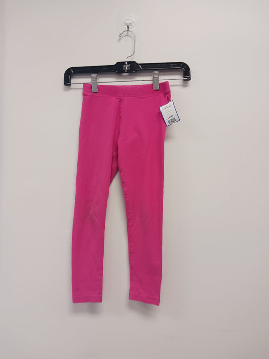 pink Spotted Zebra Leggings 6/7, 6 G