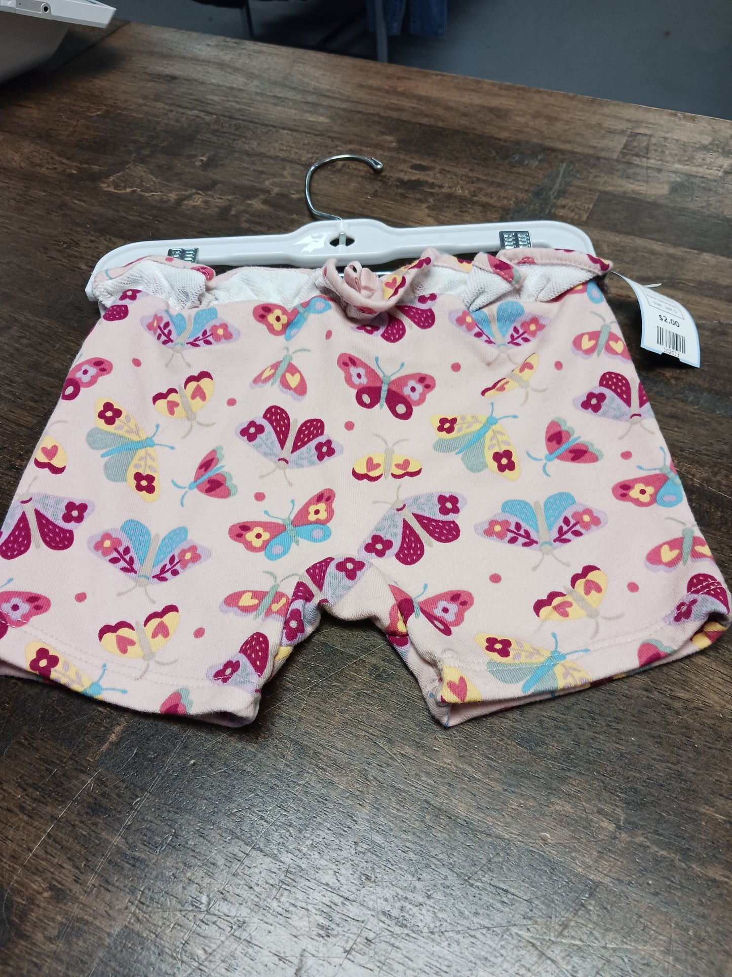 Pink Butterfly Garanimals Shorts, 18M G
