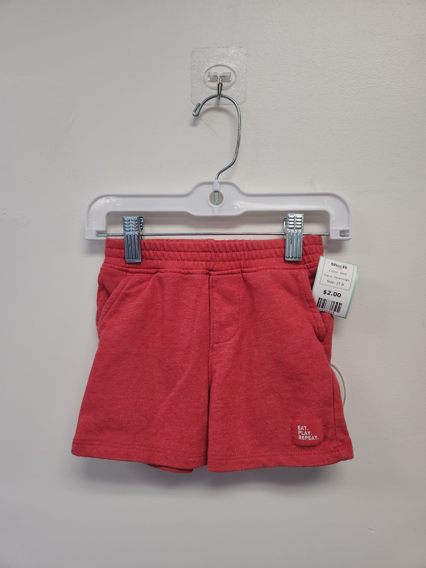 Red Garanimals Shorts, 2T B