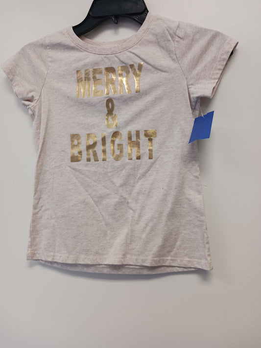 Tan Merry & Bright Victory Heart Shirt, 10 G