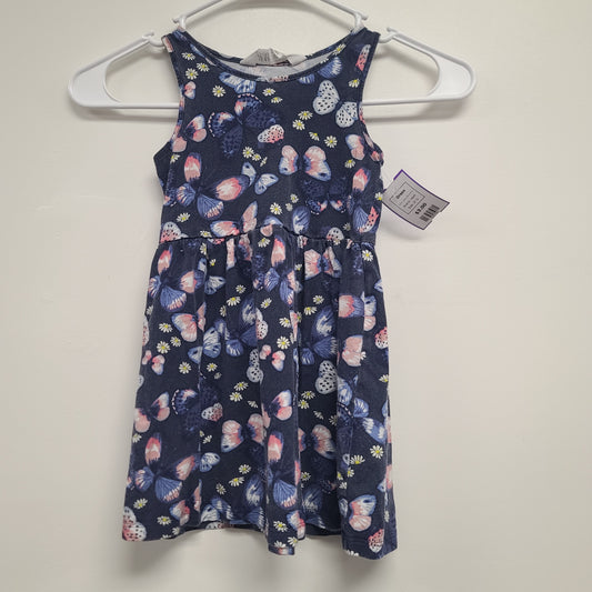Navy Butterfly H&M Dress, 2T G