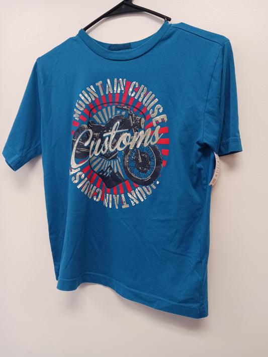 Blue Motorcycle Route 66 Shirt, 10 B