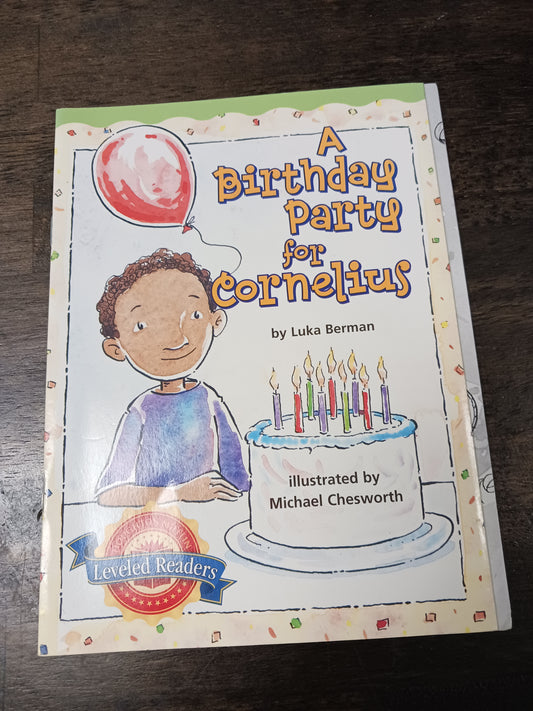 A Birthday Party For Cornelius Book
