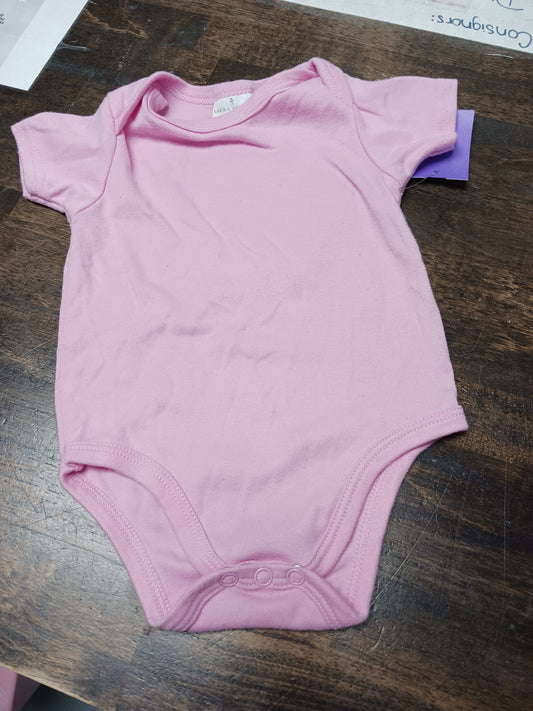 Pink Laura Ashley Onesie, 6M G