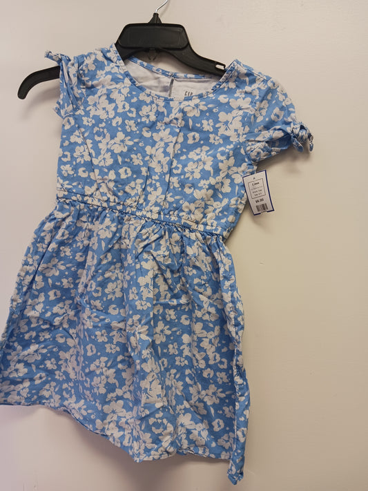 Blue/White Flower Gap Dress, 6 G