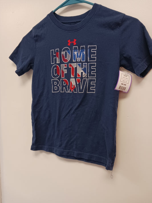 Navy Under Armour Shirt, 7 B