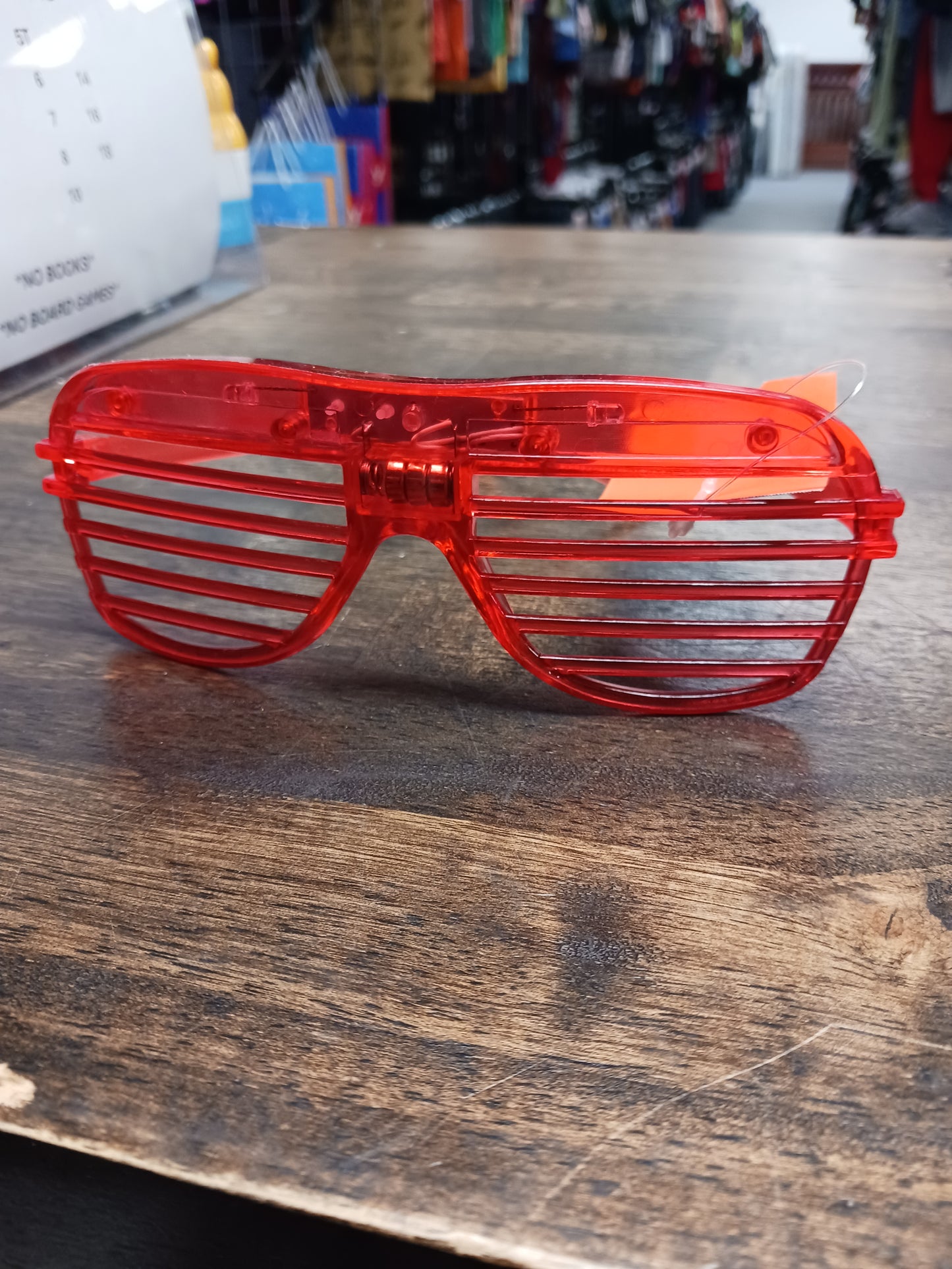 red  Flashing Glasses