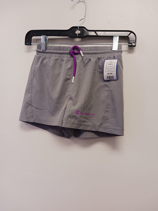 Grey/Purple Champion Shorts, 5T G