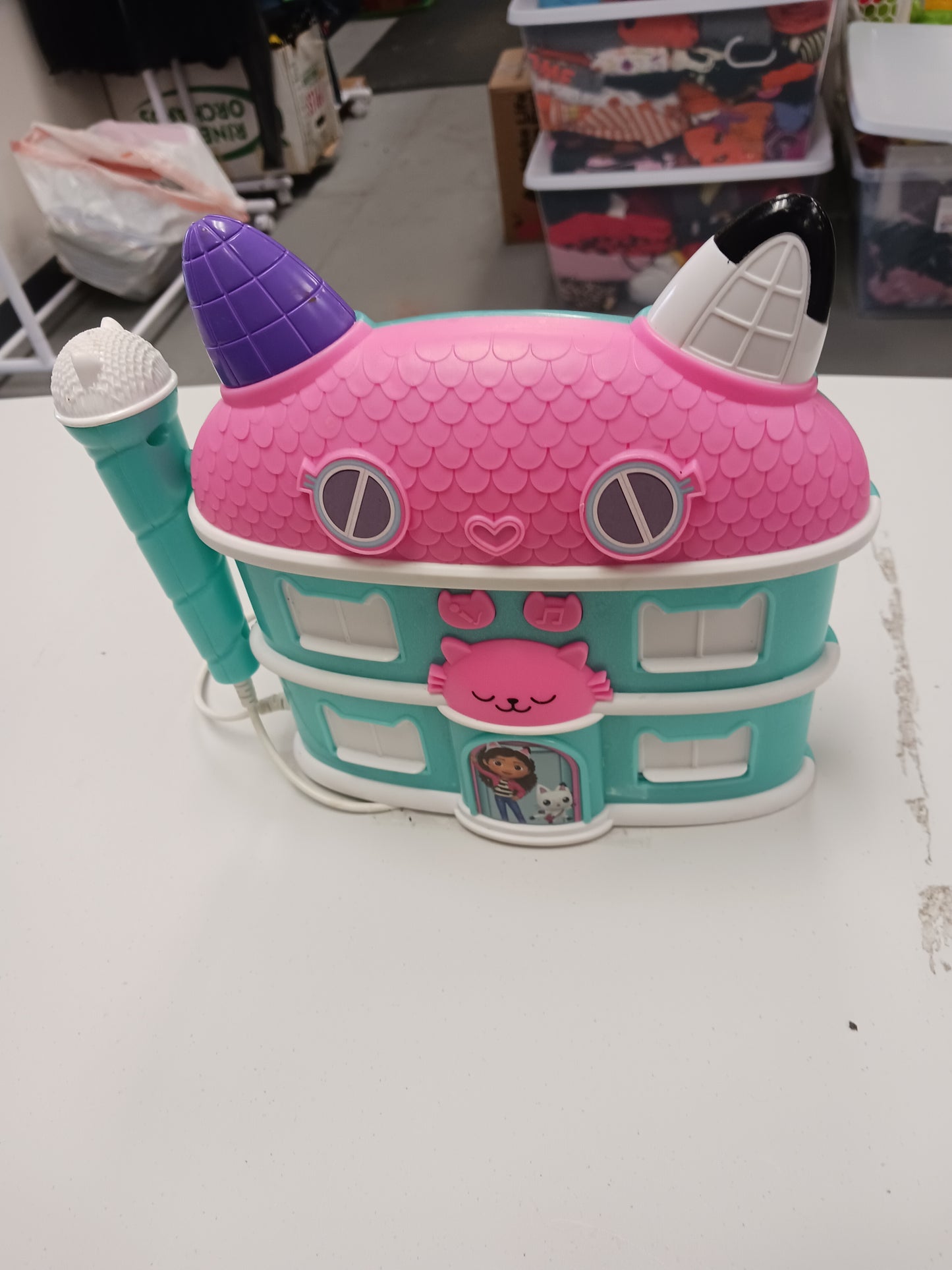 Blue/Pink Gabbys Doll House Microphone