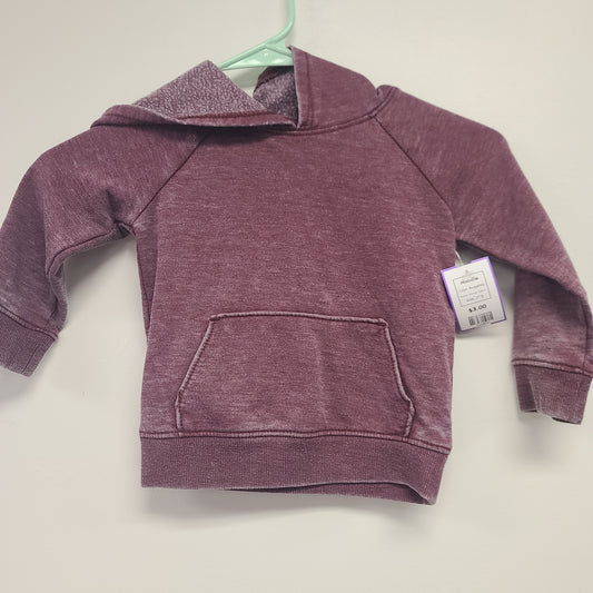 Burgandy Wonder Nation Hoodie, 2T B