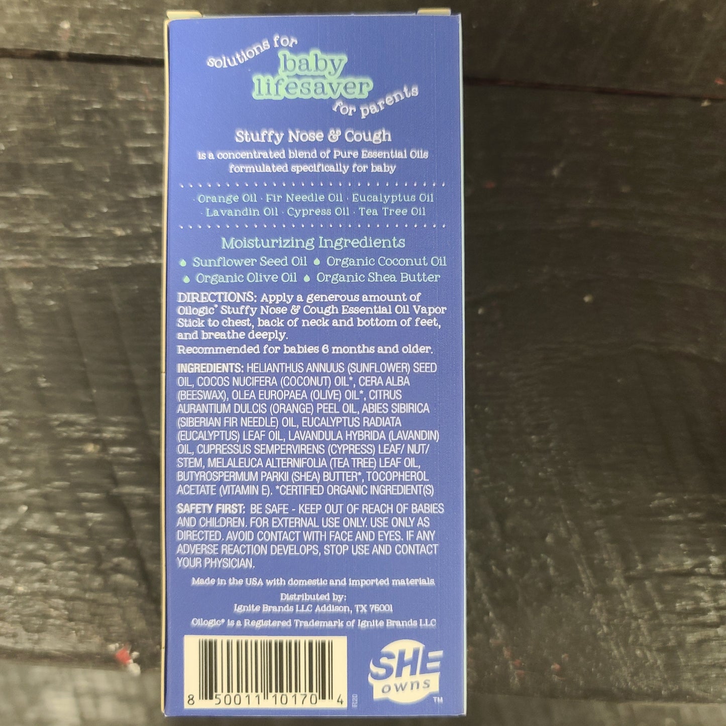 Oilogic Stuffy Nose & Cough