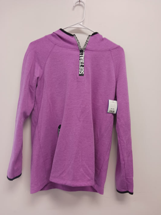 purple Justice 1/4 Zip Hoodie, 18 G