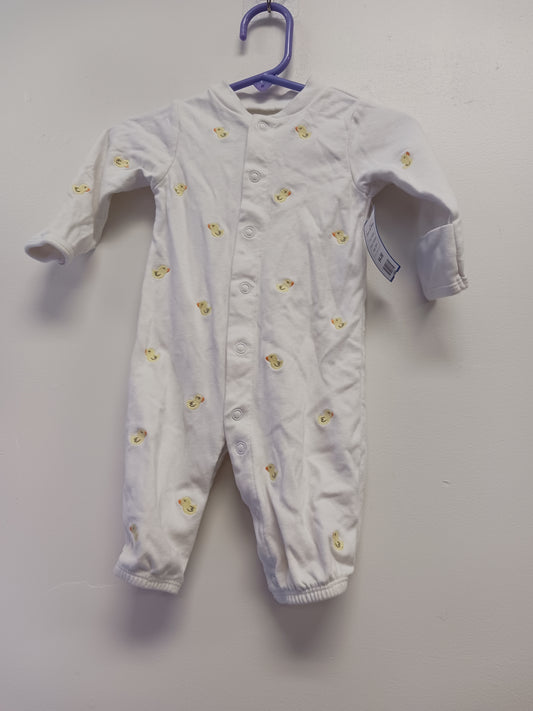 white Carters Duck One Piece, 3M B