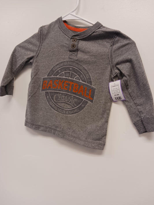Grey Cherokee Longsleeve Shirt, 2T B