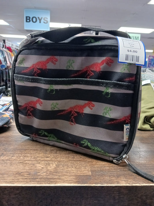 Black/Grey Dino  Lunch Box