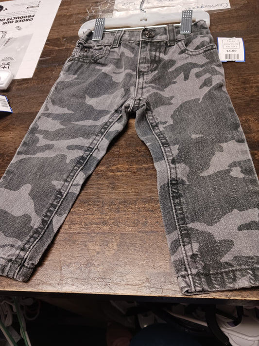 Grey Camo Crazy 8 Pants, 12M B