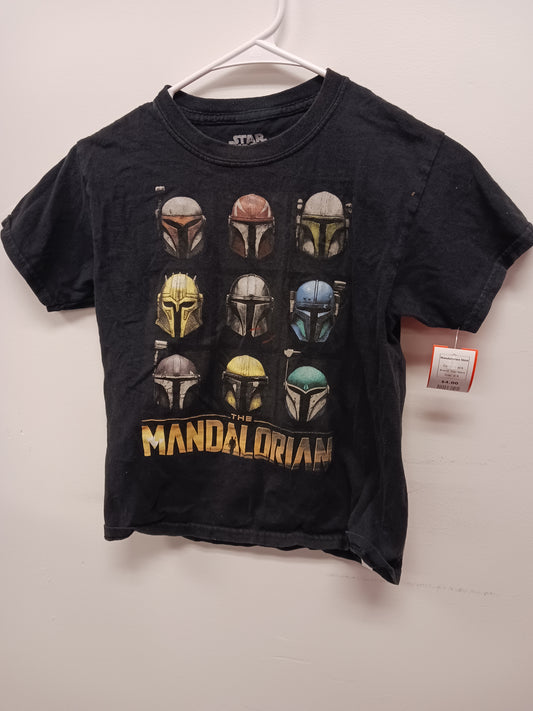 Black Star Wars Mandalorian Shirt, 8 B