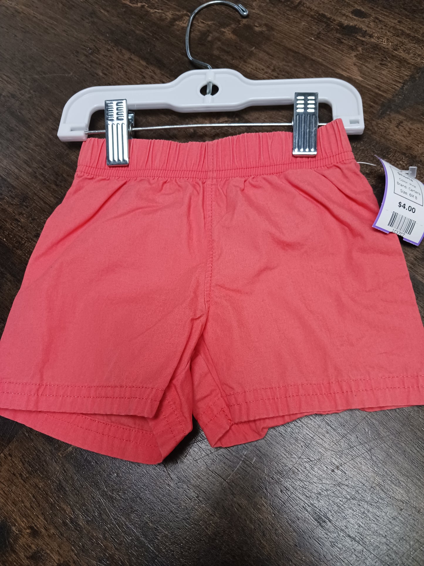 Pink Carters Shorts, 6M B