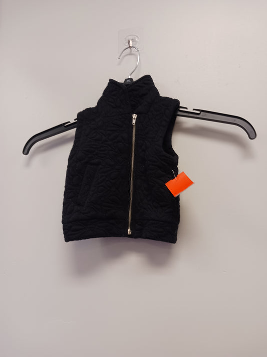 Black Cuddle Bear Zippered Vest, 12M G