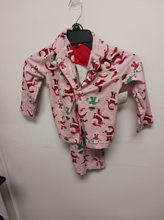 Pink Carters 2 Piece Santa PJS, 4T G
