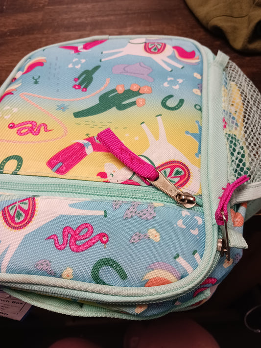 Blue/Yellow Unicorn  Lunch Box