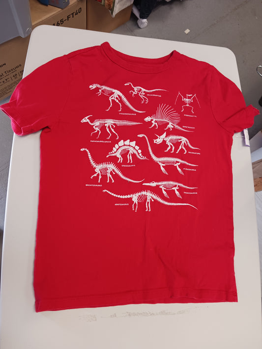 Red Dino Gap Shirt, 8 B