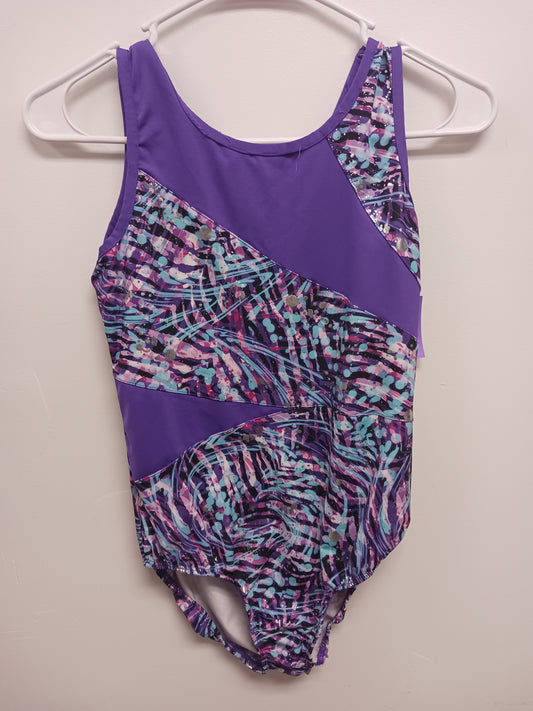 purple Danskin Dance Leotard 14-16, 14 G